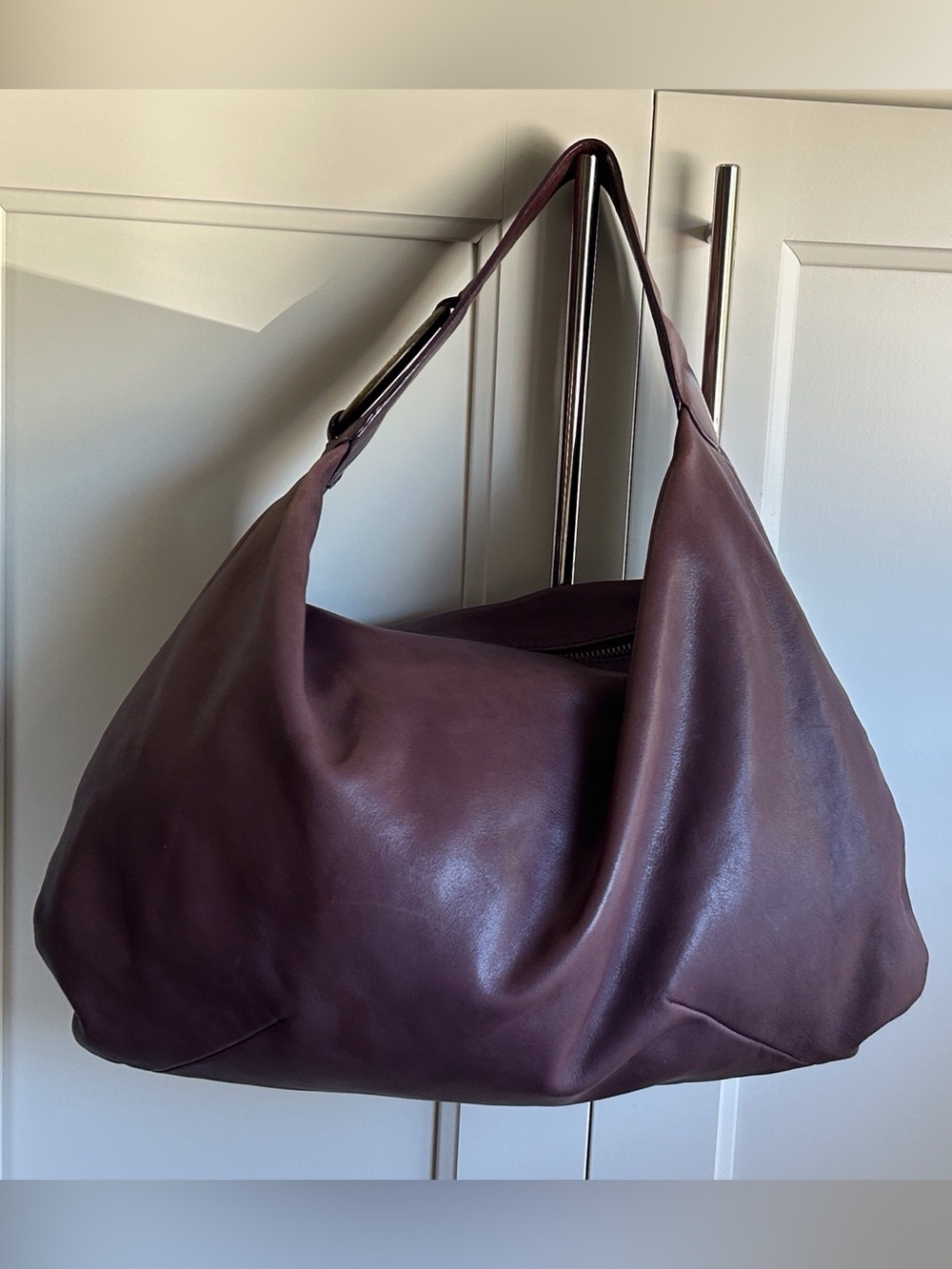 Juicy Couture Plum Leather Hobo Bag